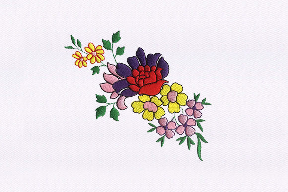 Colorful Rose Flowers Embroidery Review