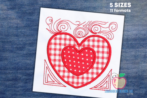 Double Floral Heart Applique Review