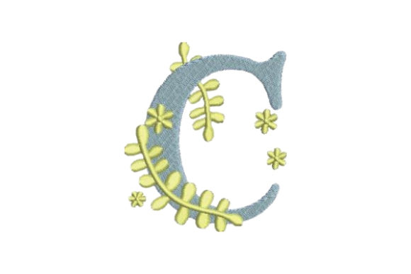 Floral Alphabet C Embroidery Review