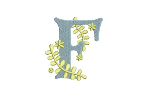 Floral Alphabet F Embroidery Design Review