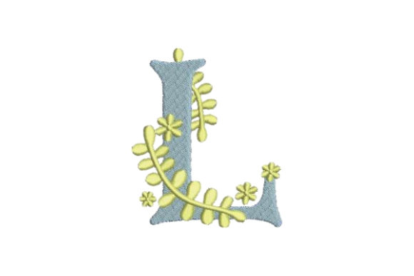 Floral Alphabet L Embroidery Review