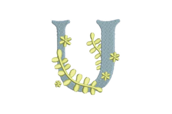 Floral Alphabet U Review