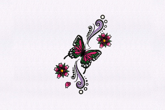 Floral Butterfly Embroidery Review