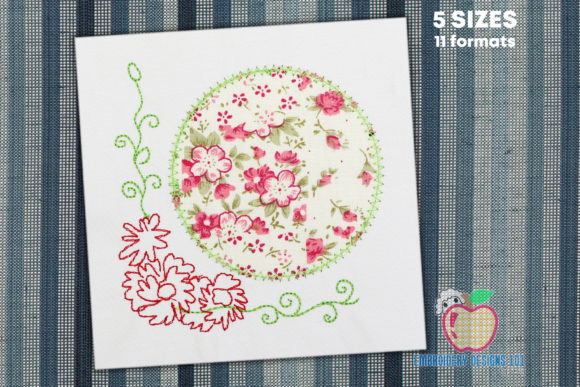 Floral Design with Cicle Applique Review