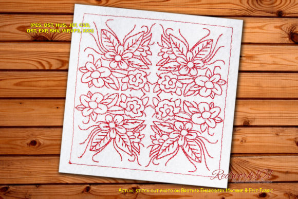Floral Quilt Block Embroidery Review