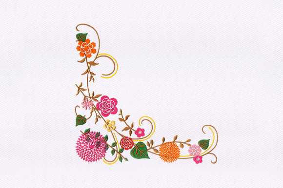 Floral Vines Embroidery Review for Boutique Apparel