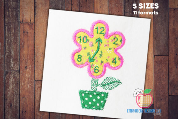 Floral Wall Clock Applique Review