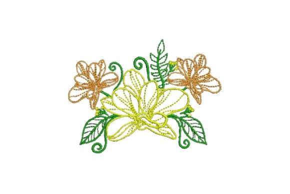 Flower Embellishment Outline 1 Review for Holiday Collections