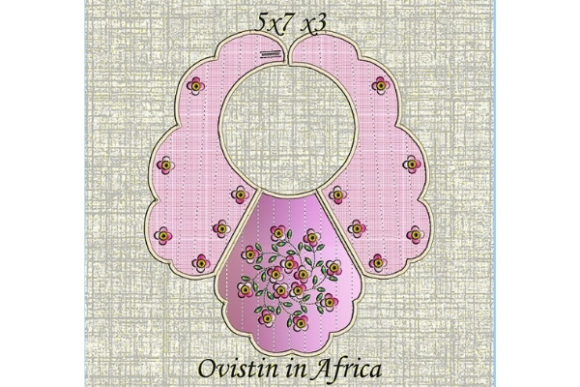 Pink Floral Baby Bib Design Review